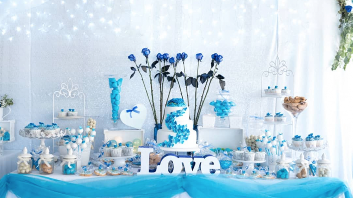Candy Bar: una preciosa idea para endulzar tu boda • Beautiful Blue Brides